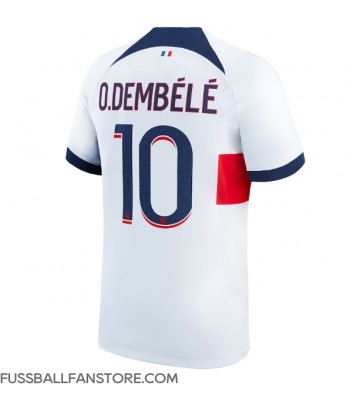Paris Saint-Germain Ousmane Dembele #10 Replik Auswärtstrikot 2023-24 Kurzarm